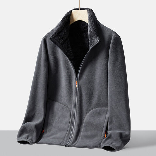 double-sided fleece jacket